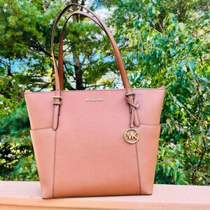 Michael Kors Jet Set East West Large Tote Crossgrain Leather NWT